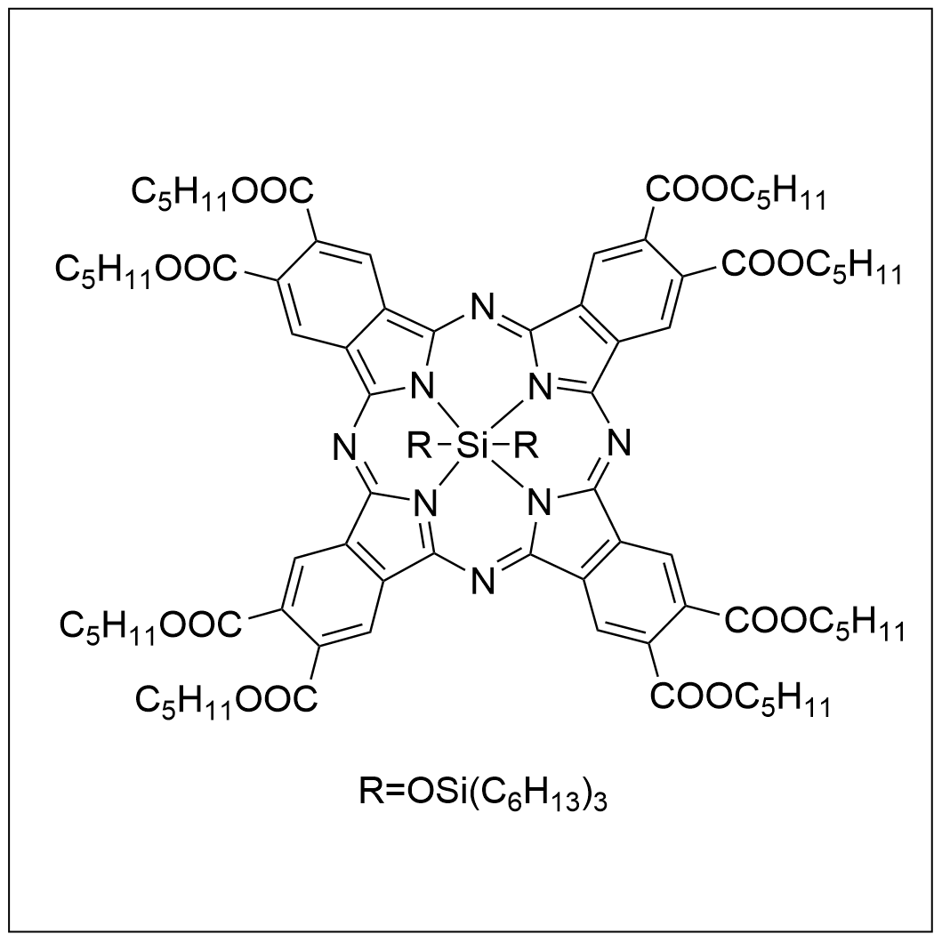 2,3,9,10,16,17,23,24-八戊酯基-29H,31H-酞菁双(三己基硅氧基)硅烷