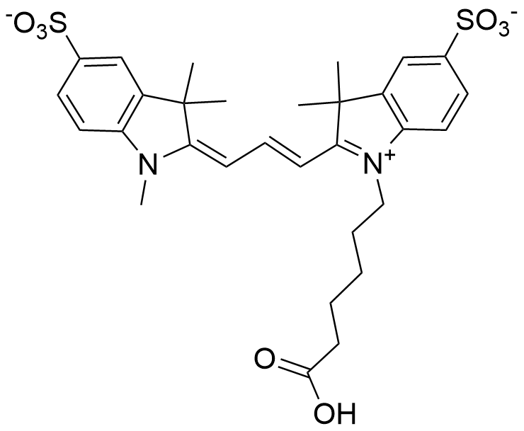 磺酸花菁染料 Sulfo Cy3 carboxylic acid