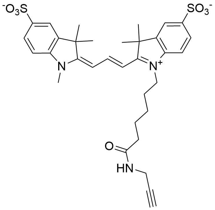 磺酸花菁染料 Sulfo Cy3-alkyne