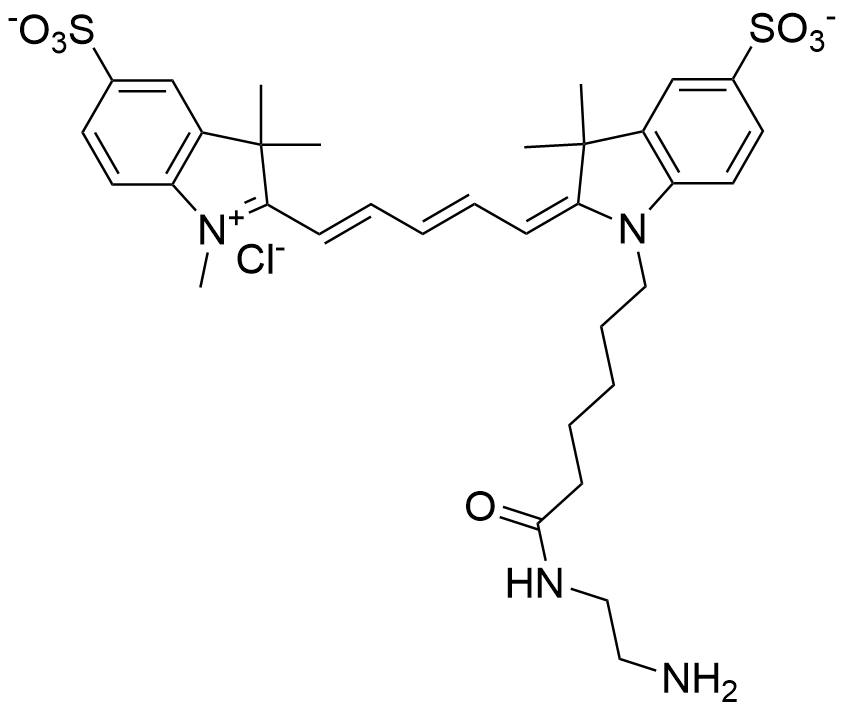 磺酸花菁染料 Sulfo Cy5 amine