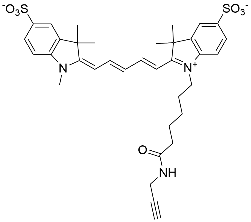 磺酸花菁染料 Sulfo Cy5 alkyne