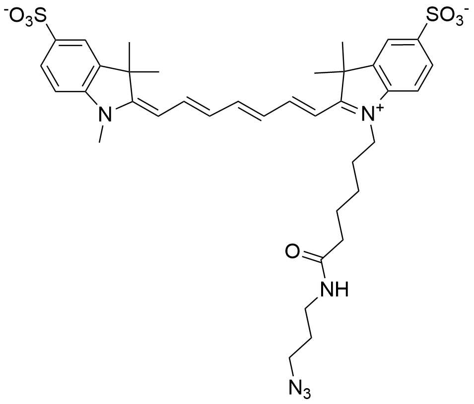 磺酸花菁染料 Sulfo  Cy7 azide