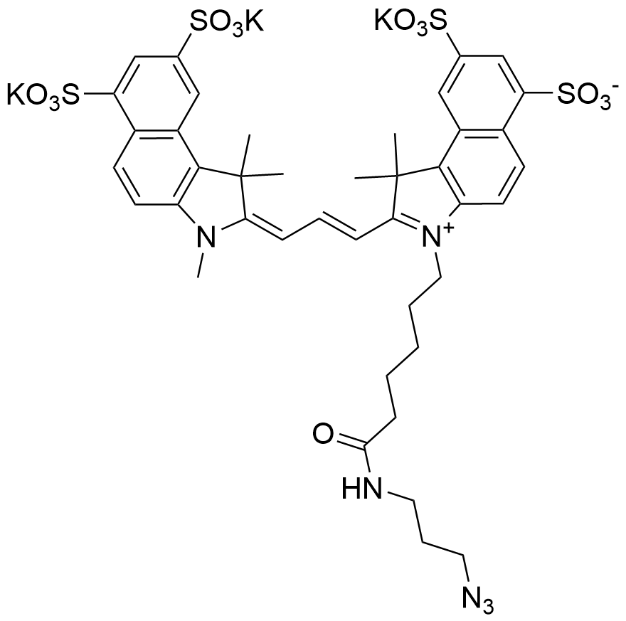 磺酸花菁染料 Sulfo Cy3.5 azide