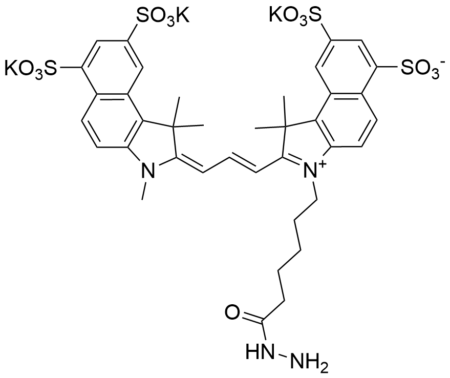 磺酸花菁染料 Sulfo Cy3.5 hydrazide
