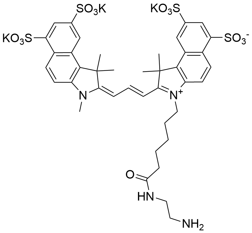 磺酸花菁染料 Sulfo Cy3.5 amine