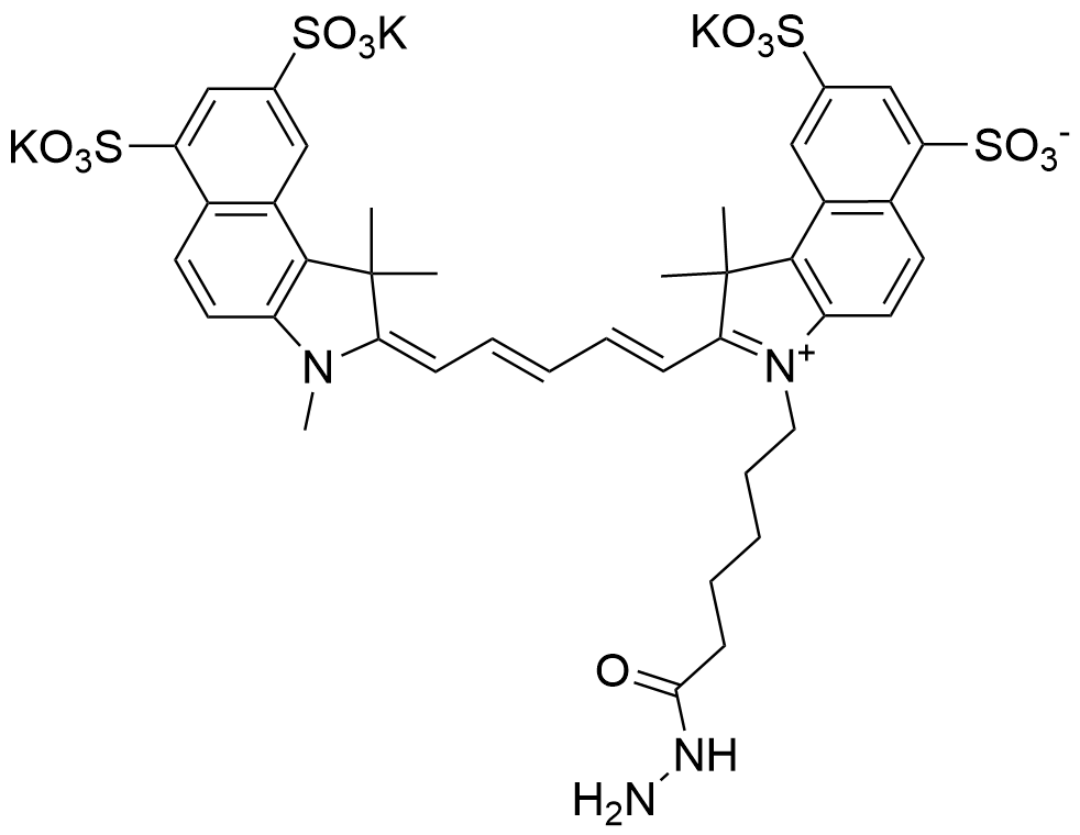 磺酸花菁染料 Sulfo  Cy5.5 hydrazide