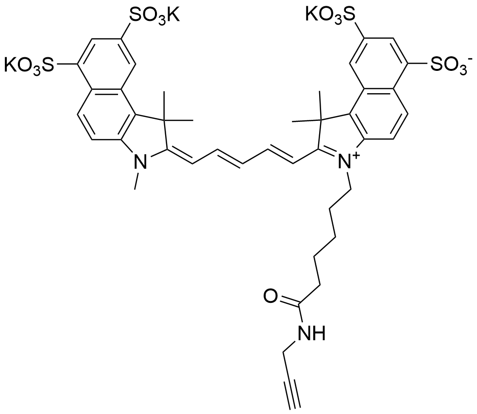 磺酸花菁染料 Sulfo Cy5.5 alkyne