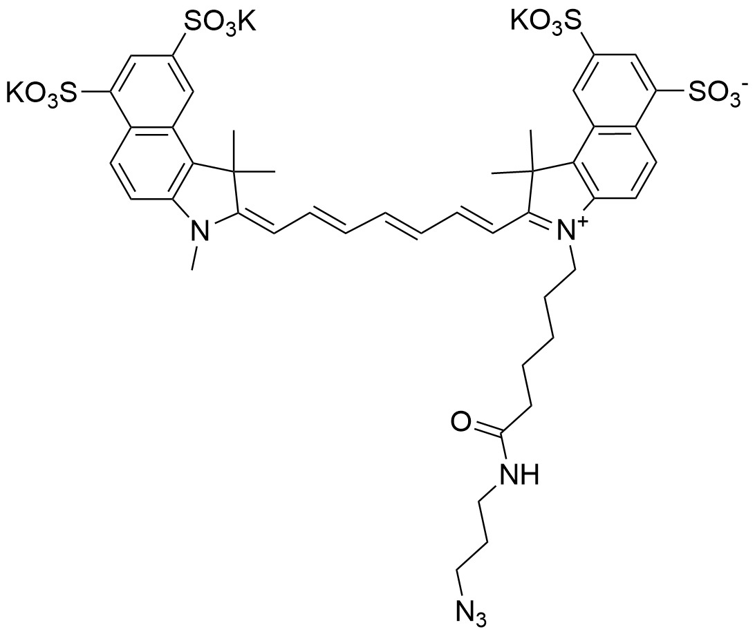 磺酸花菁染料  Sulfo  Cy7.5 azide