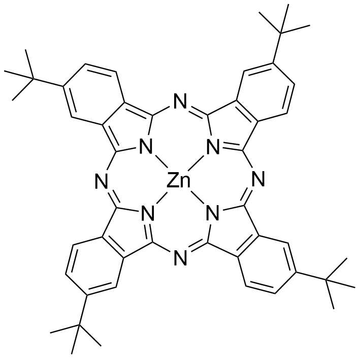 2,9,16,23-四叔丁基-29H,31H-酞菁锌II)