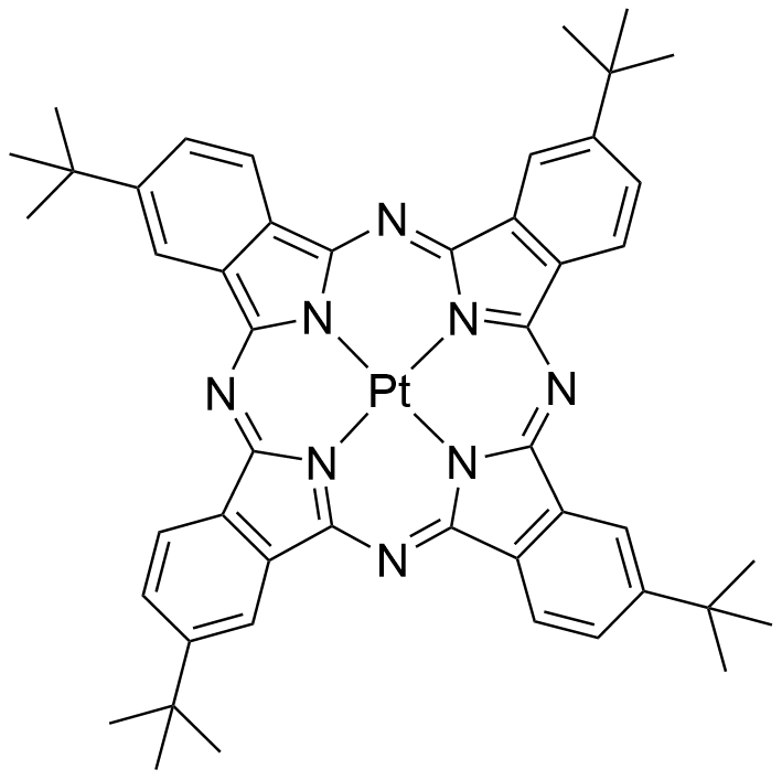 2,9,16,23-四叔丁基-29H,31H-酞菁铂(II)
