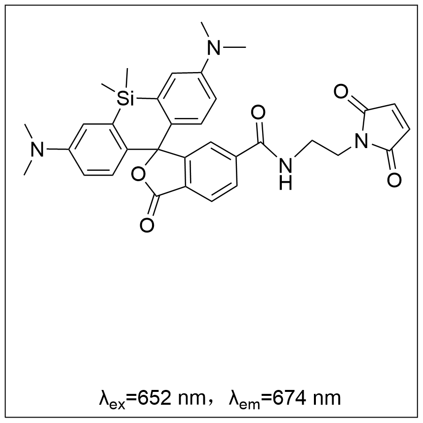 硅基罗丹明-马来酰亚胺 SiR-Maleimide
