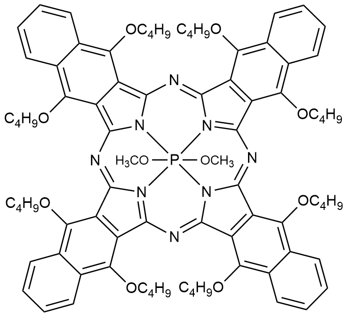 5,9,14,18,23,27,32,36-八丁氧基-2,3-萘酞菁磷