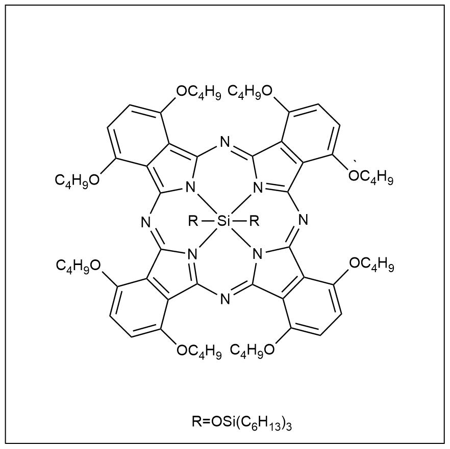 1,4,8,11,15,18,22,25-八丁氧基-29H,31H-酞菁双(三己基硅氧基)硅烷