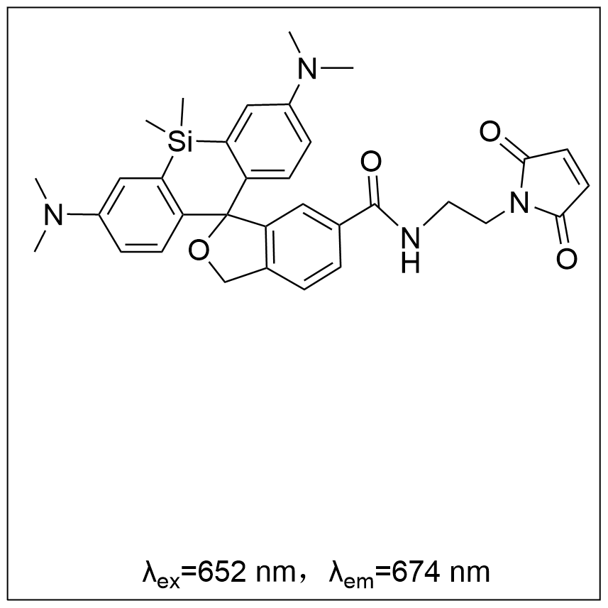 SiR-Maleimide 硅基罗丹明-马来酰亚胺