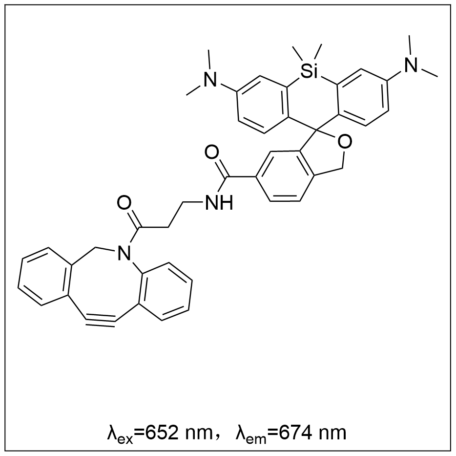 SiR-DBCO 硅基罗丹明-二苯并环辛炔