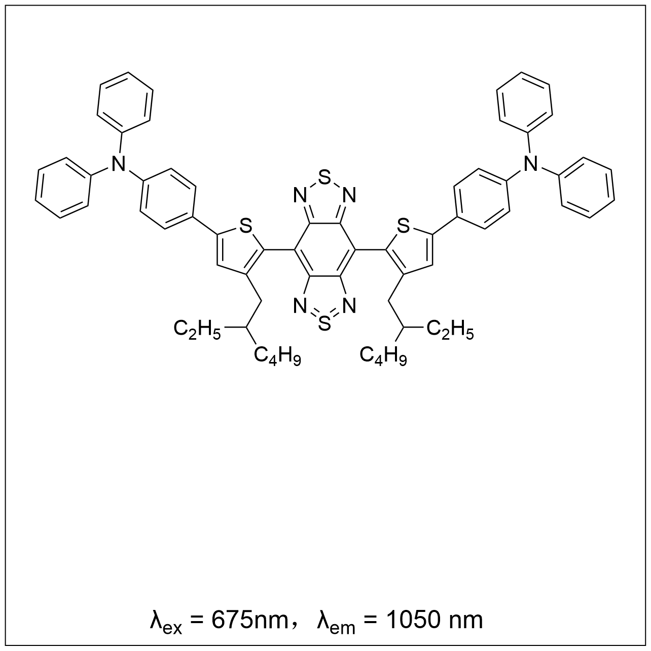 近红外二区荧光染料BBTDT-TPA