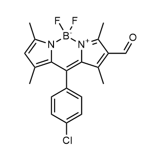 10-(4-氯苯基)-5,5-二氟-2-甲酰基-1,3,7,9-四甲基-5H-吡咯[1,2-c:2',1'-f[1,3,2]二氮杂硼烷-4-滃-5-硼