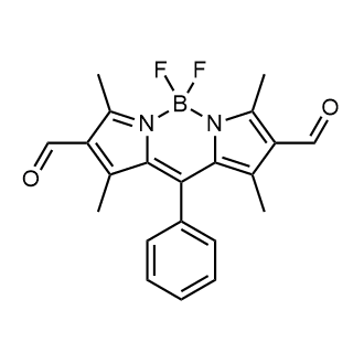 5,5-二氟-1,3,7,9-四甲基-10-苯基-5H-414,514-二吡咯并[1,2-c:2',1'-f[1,3,2]二氮杂环已硼烷 -2,8-二甲醛