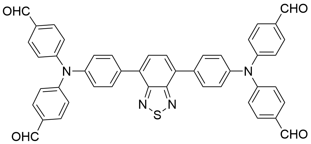 4,4′,4′′,4′′′-[2,1,3-Benzothiadiazole-4,7-diylbis(4,1-phenylenenitrilo)]tetrakis[benzaldehyde]