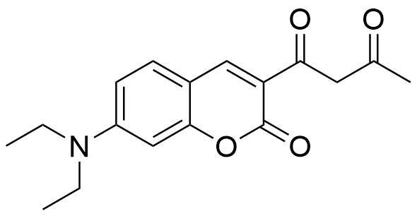 3-acetoacetyl-7-diethylaminocoumarin