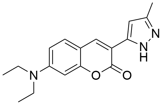 7-(diethylamino)-3-(3-methyl-1H-pyrazol-5-yl)-2H-chromen-2-one